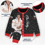 Elvis Presley Knitted Crewneck Cardigan – HOATT13979