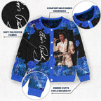 Elvis Presley Knitted Crewneck Cardigan – HOATT14063