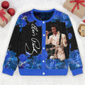 Elvis Presley Knitted Crewneck Cardigan – HOATT14063