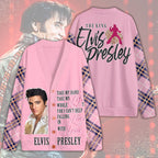 Elvis Presley Knitted V-neck Cardigan – TMTHU2777