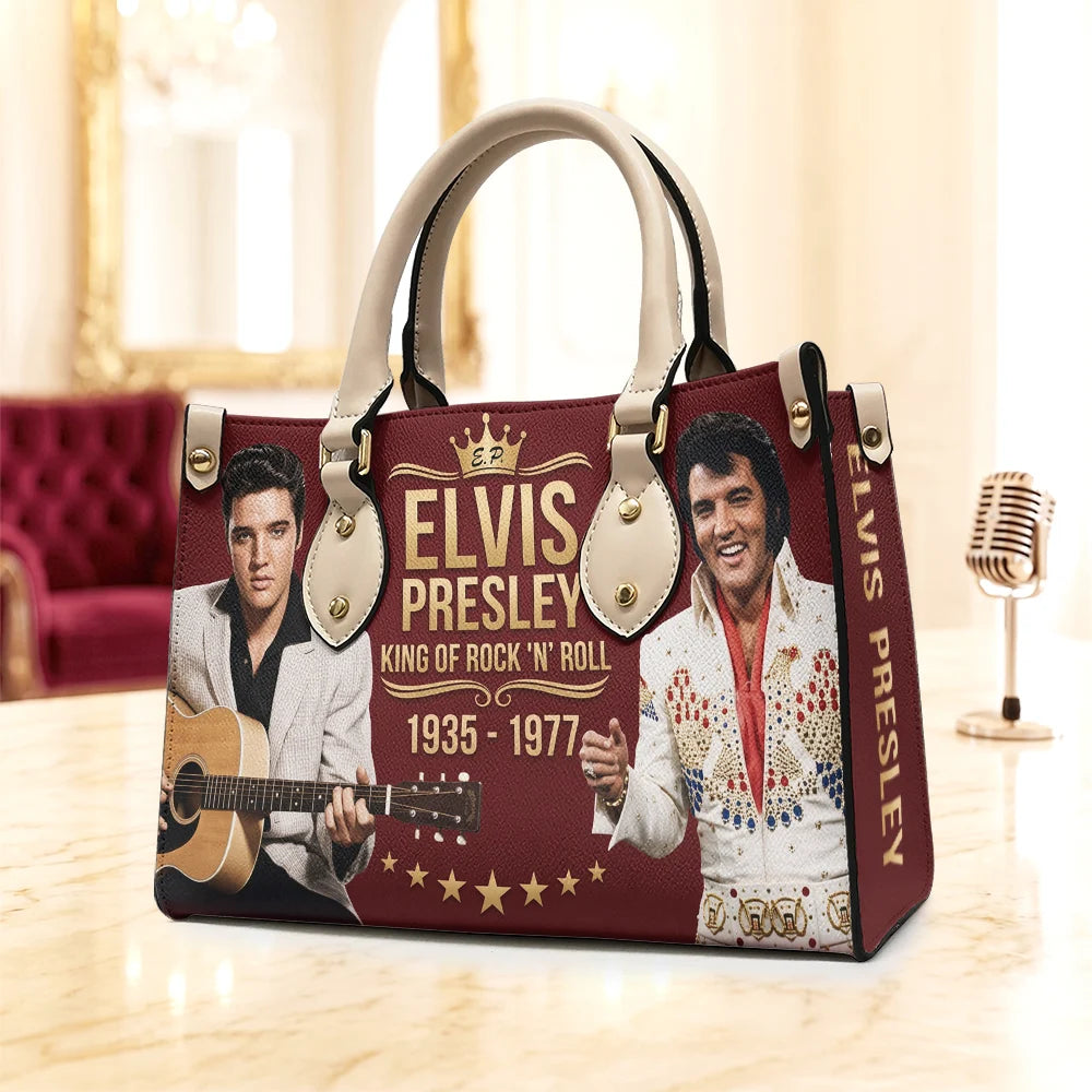 Elvis Presley Leather HandBag – TMTHU9455