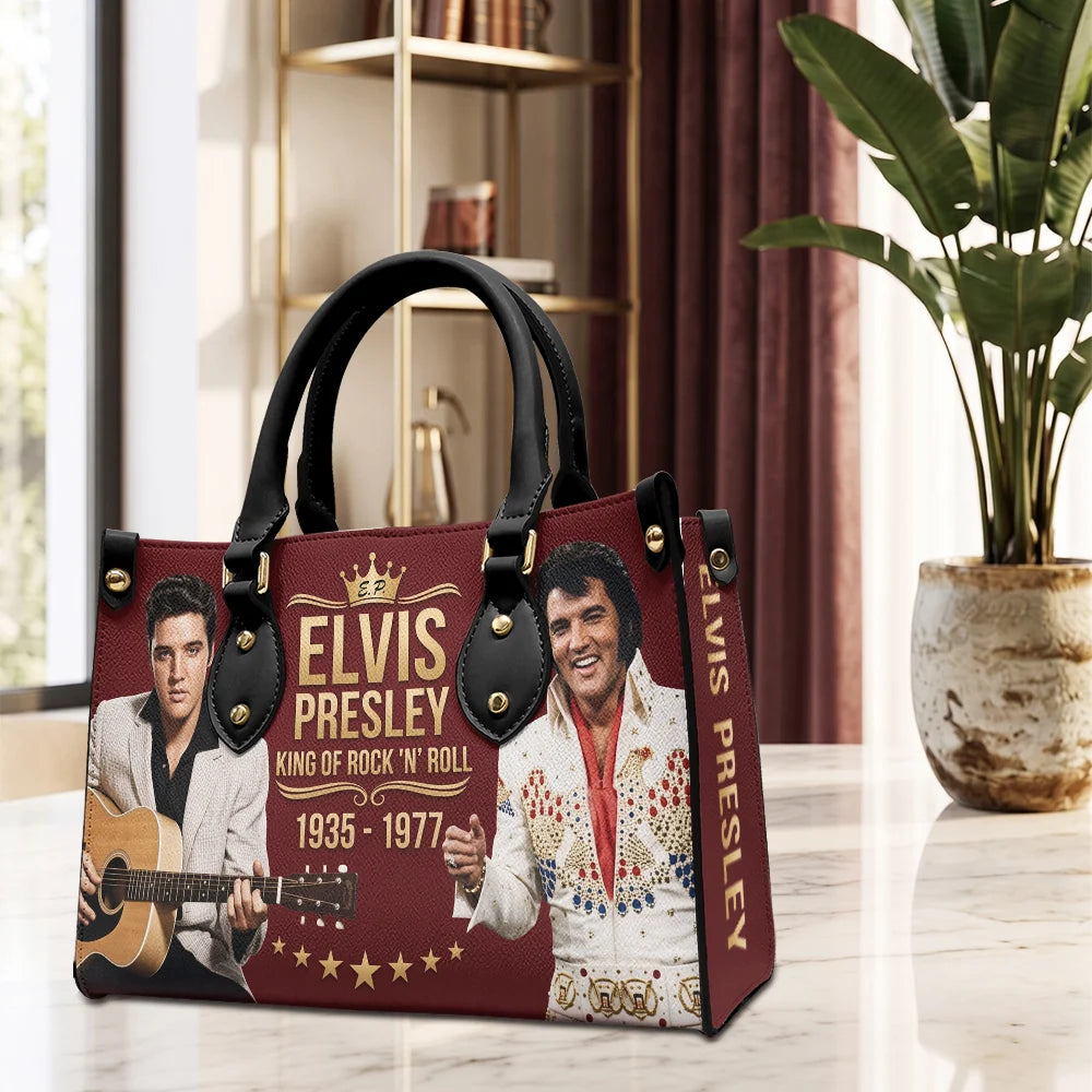 Elvis Presley Leather HandBag – TMTHU9455