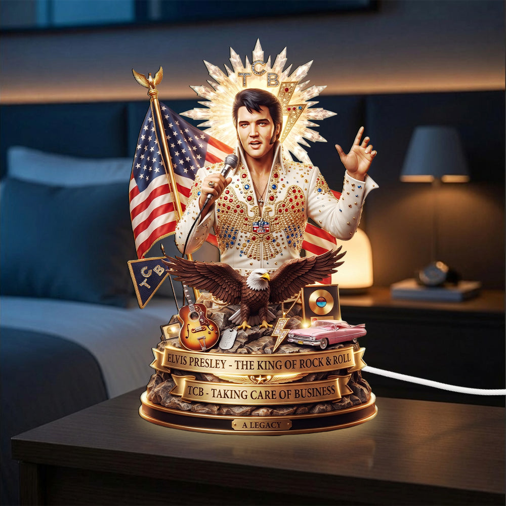 Elvis Presley Custom Shape Acrylic Light Box – TMTHU8139