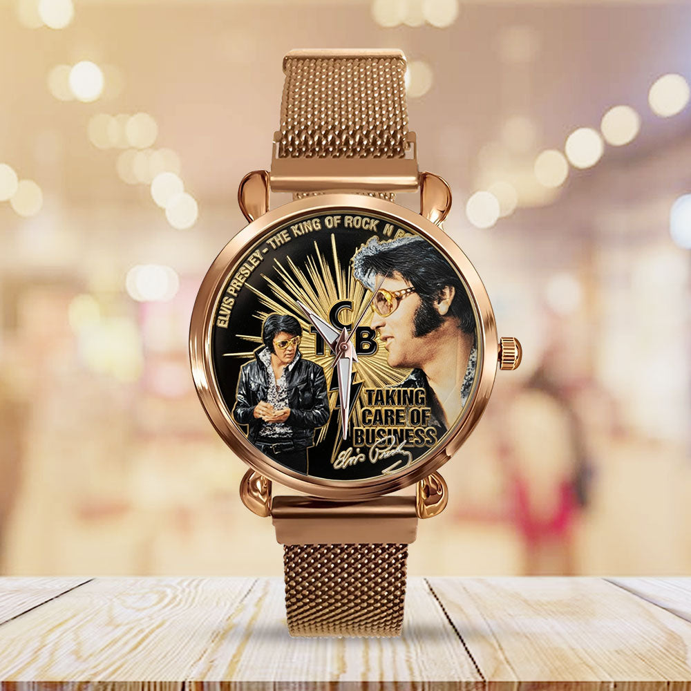 Elvis Presley Mesh Strap Quartz Watch – TMTHU4543
