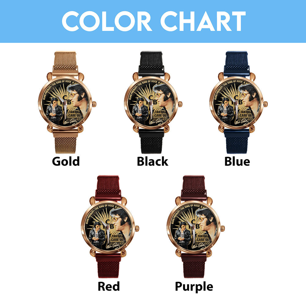 Elvis Presley Mesh Strap Quartz Watch – TMTHU4543