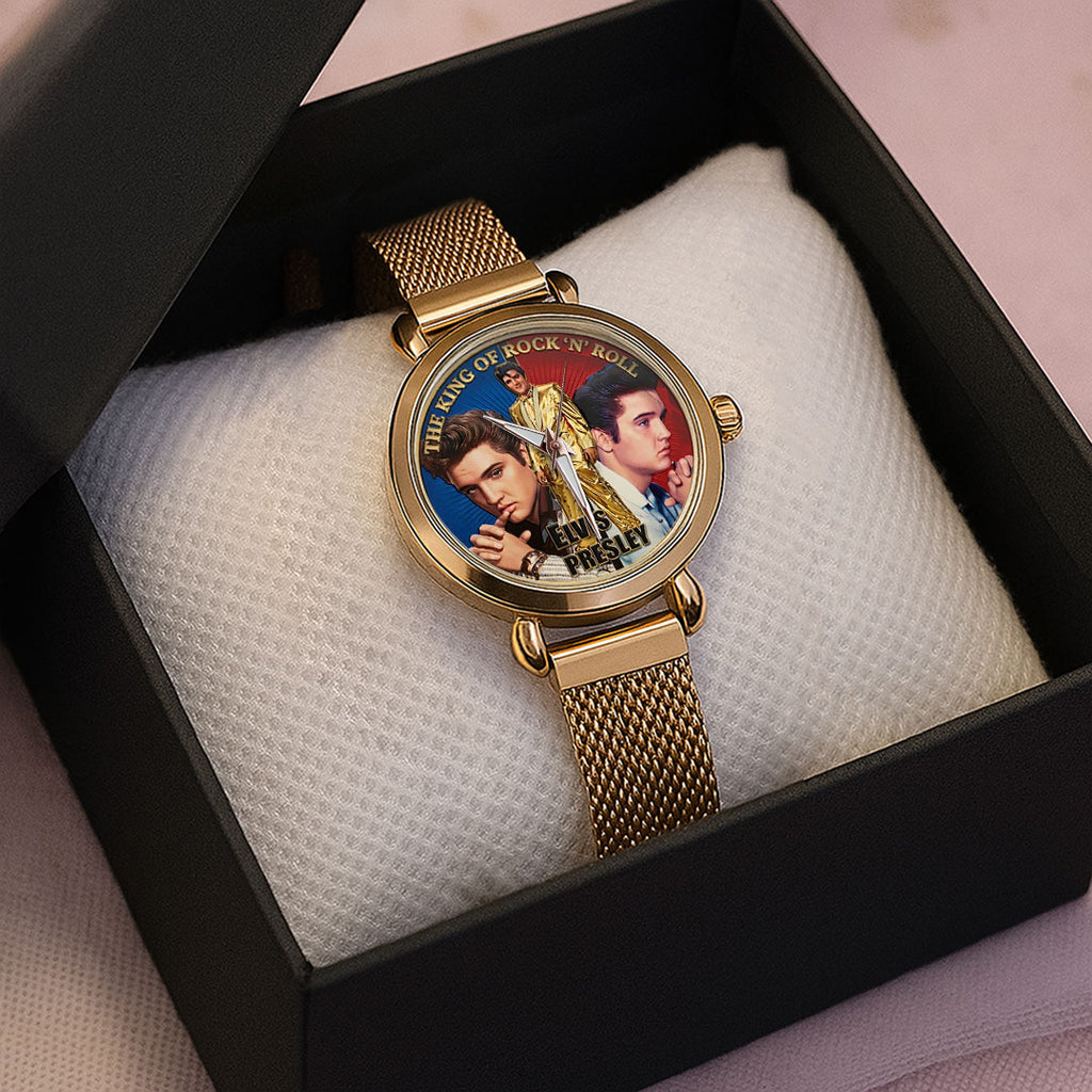 Elvis Presley Mesh Strap Quartz Watch – TMTHU5580