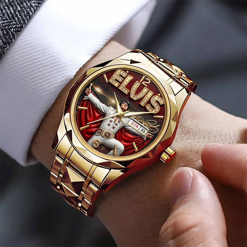 Elvis Presley Alloy Luxury Quartz Watch – TMTHU6478
