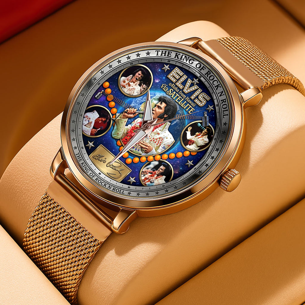 Elvis Presley Mesh Strap Quartz Watch – TMTHU6503