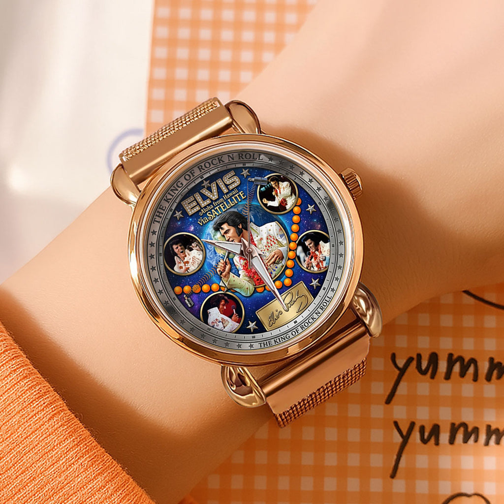 Elvis Presley Mesh Strap Quartz Watch – TMTHU6503