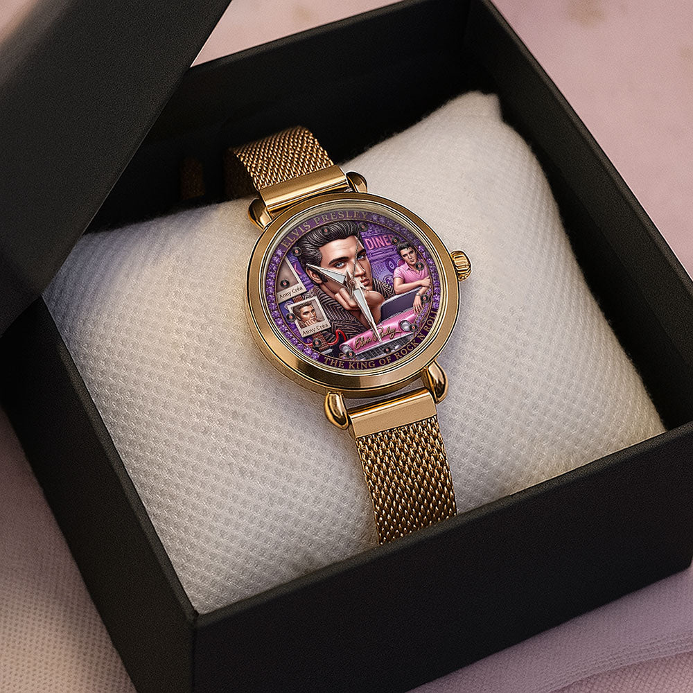 Elvis Presley Mesh Strap Quartz Watch – TMTHU6678