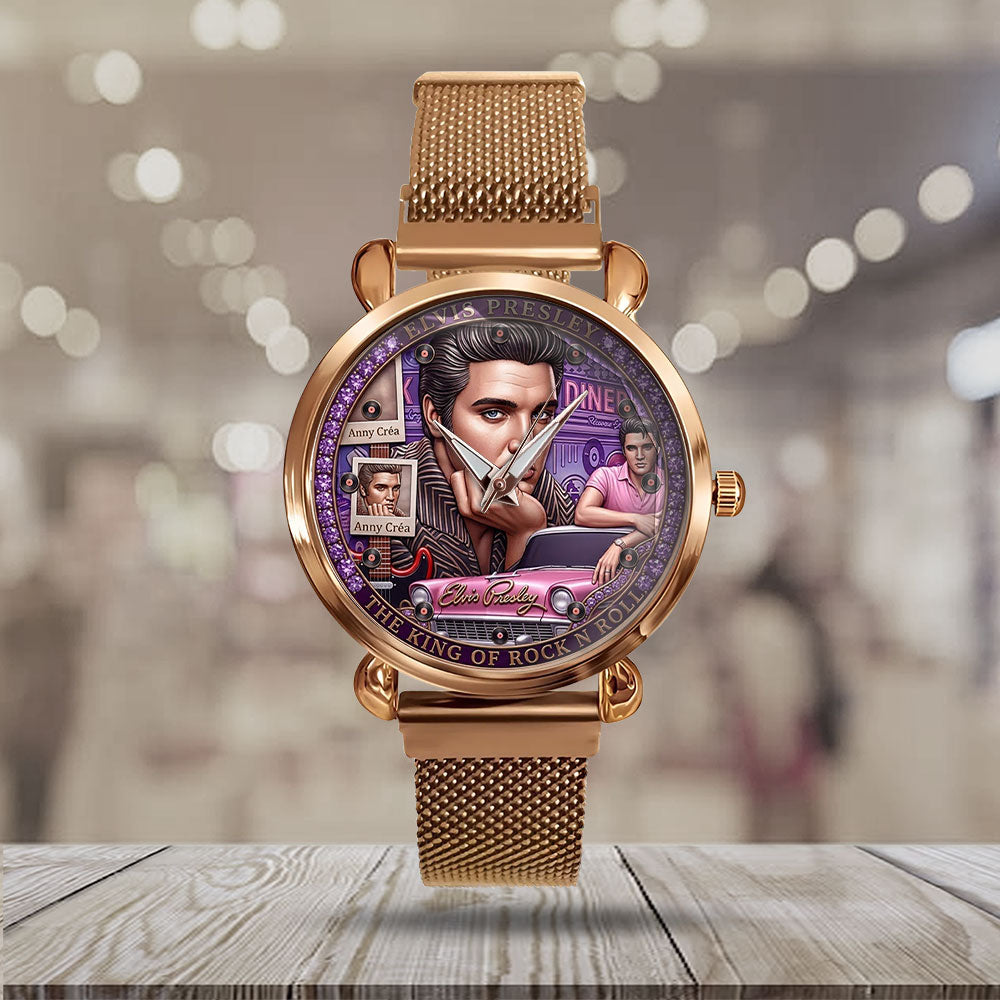 Elvis Presley Mesh Strap Quartz Watch – TMTHU6678