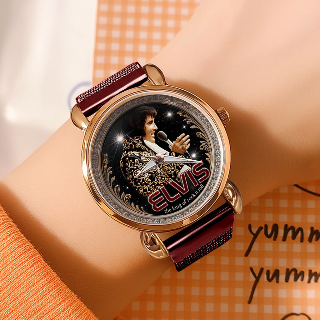 Elvis Presley Mesh Strap Quartz Watch – TMTHU8114