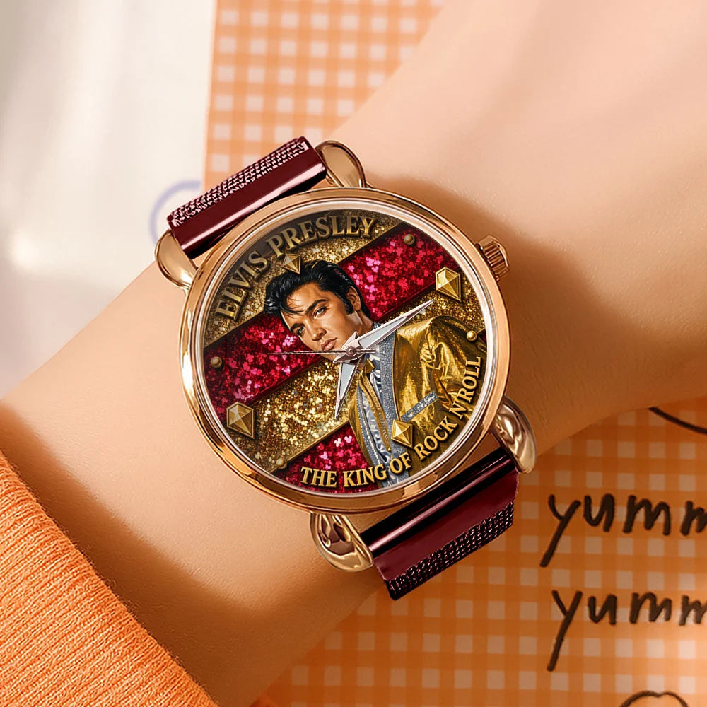 Elvis Presley Mesh Strap Quartz Watch – TMTHU8702