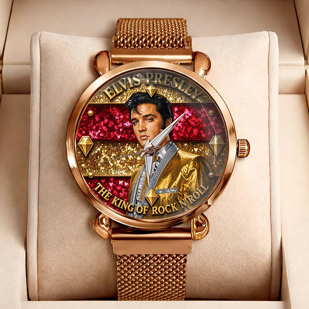 Elvis Presley Mesh Strap Quartz Watch – TMTHU8702