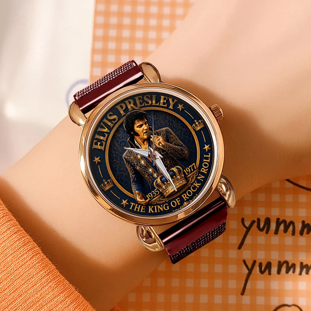 Elvis Presley Mesh Strap Quartz Watch – TMTHU8725