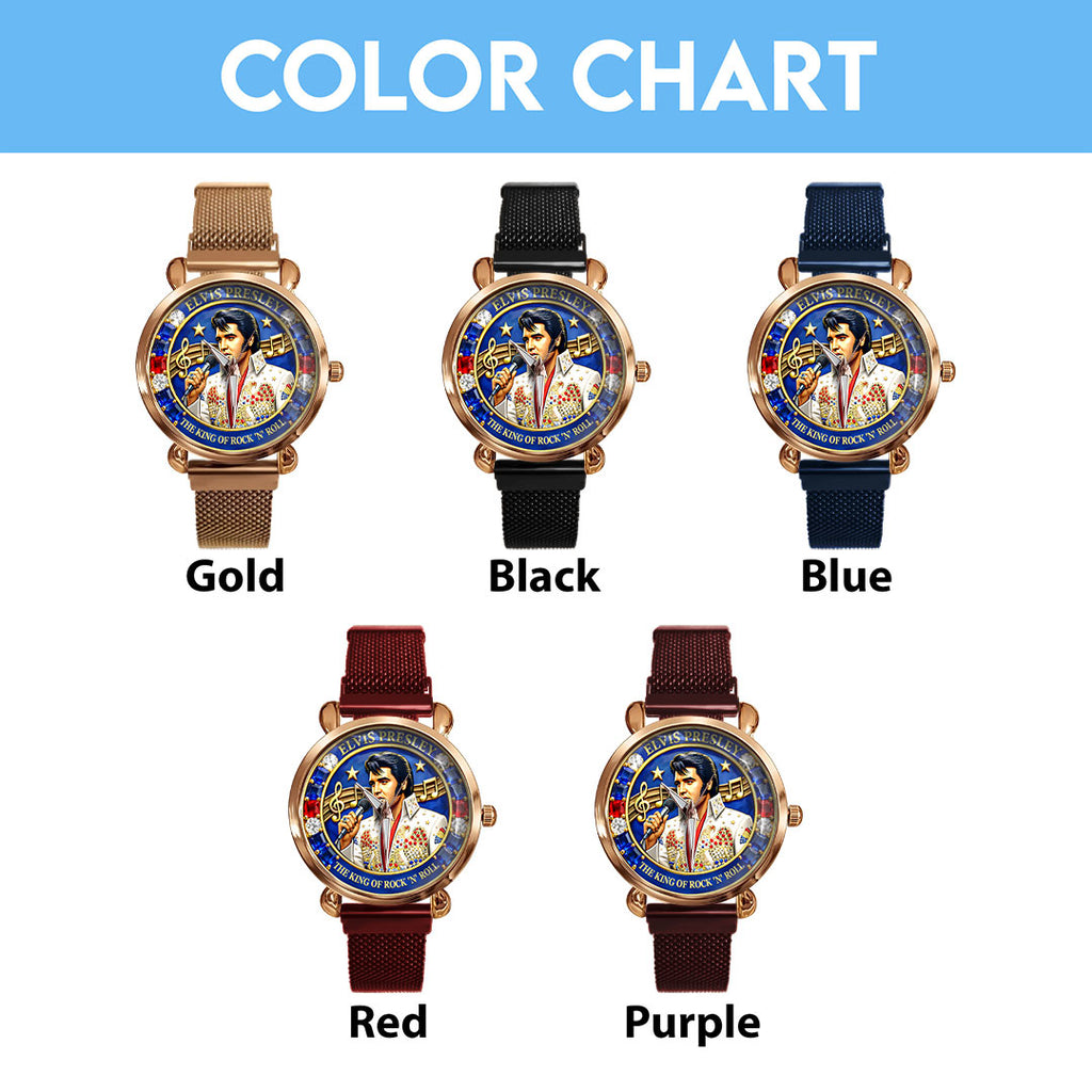 Elvis Presley Mesh Strap Quartz Watch – HOATT16465