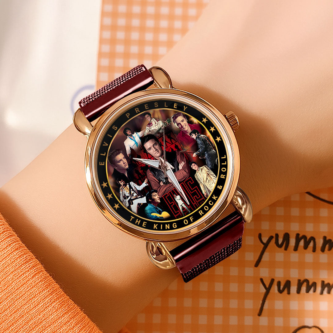 Elvis Presley Mesh Strap Quartz Watch – HOATT16495