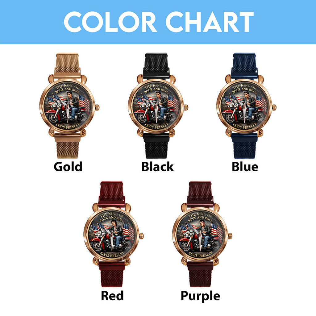 Elvis Presley Mesh Strap Quartz Watch – HOATT16496