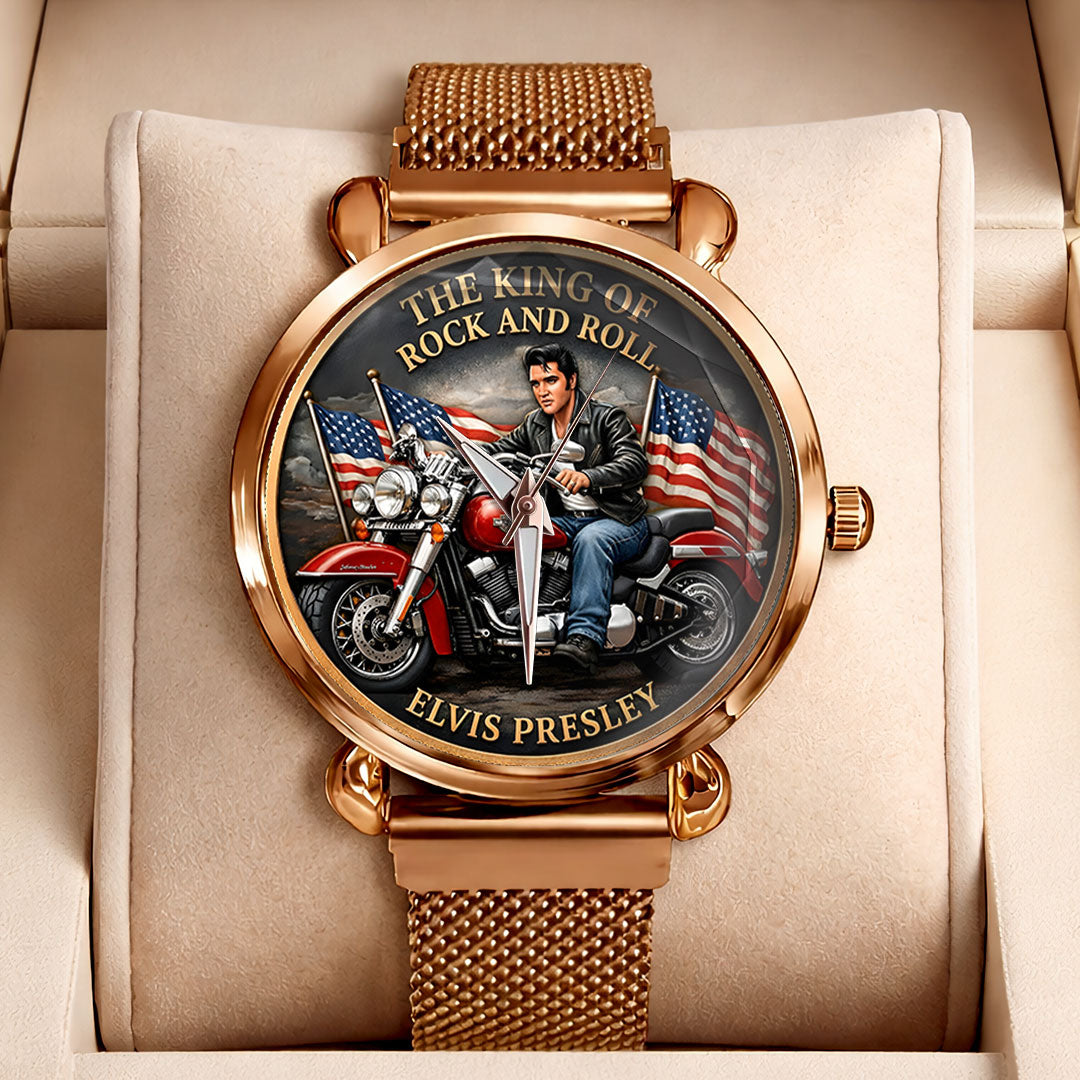 Elvis Presley Mesh Strap Quartz Watch – HOATT16496