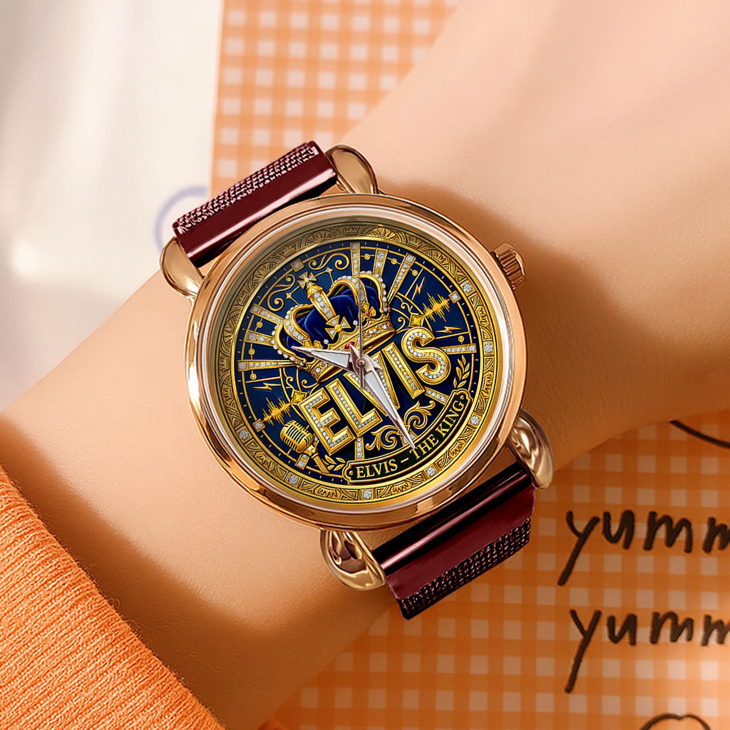 Elvis Presley Mesh Strap Quartz Watch – HOATT16762