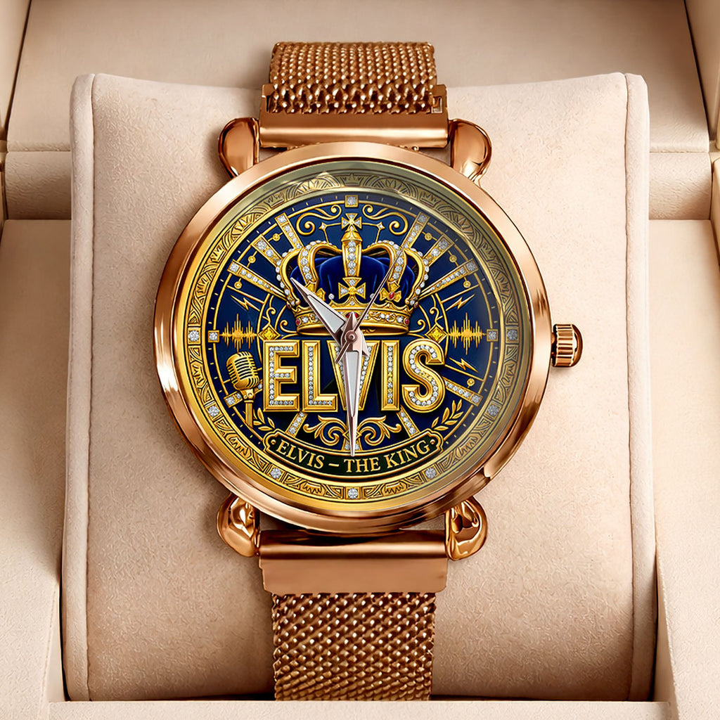Elvis Presley Mesh Strap Quartz Watch – HOATT16762