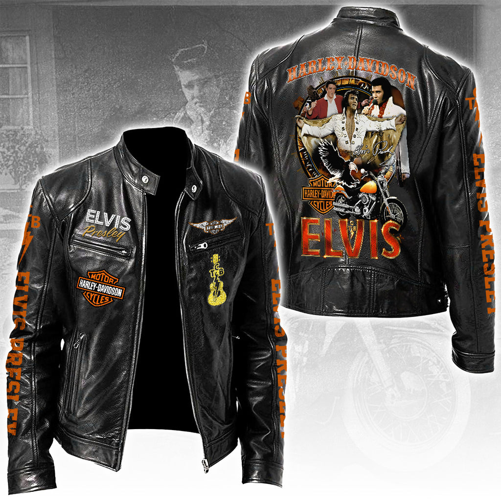 Elvis Presley Motorcycle Leather Jacket – TANTN20209