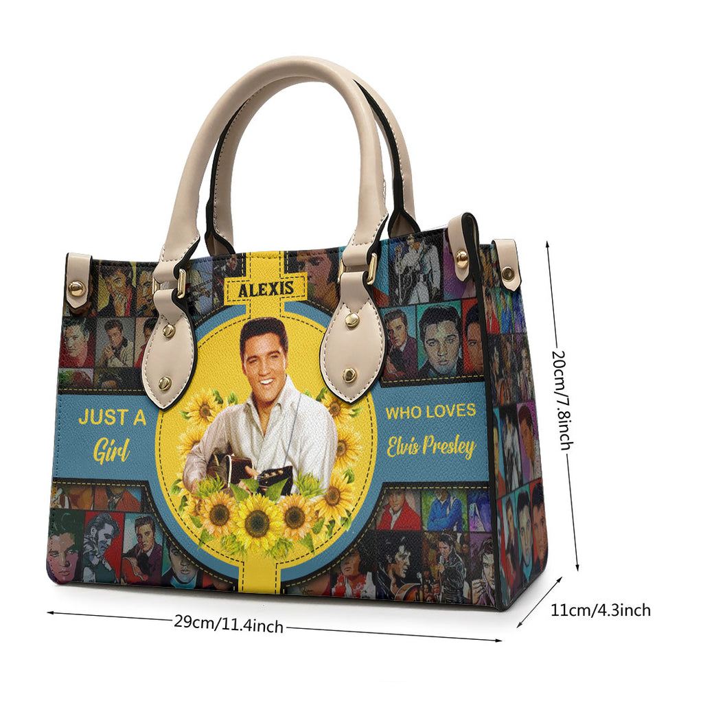 Personalized Elvis Presley Leather HandBag – VANDH 2321