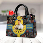 Personalized Elvis Presley Leather HandBag – VANDH 2321