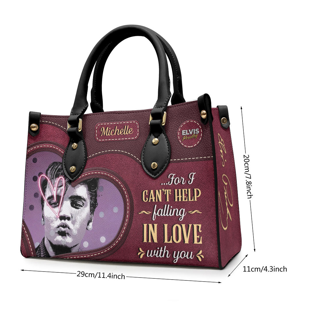 Personalized Elvis Presley Leather HandBag – VANDH 2322