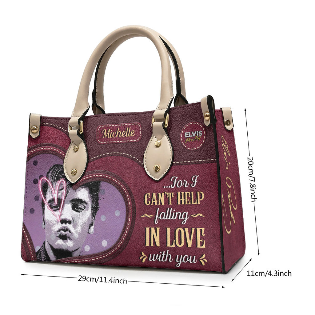 Personalized Elvis Presley Leather HandBag – VANDH 2322