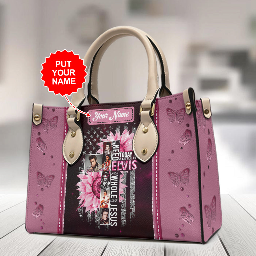 Personalized Elvis Presley Leather HandBag – MAITM 9814