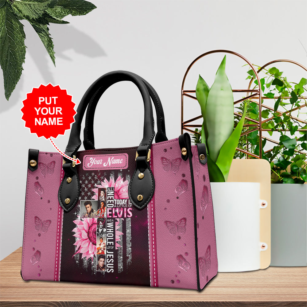 Personalized Elvis Presley Leather HandBag – MAITM 9814