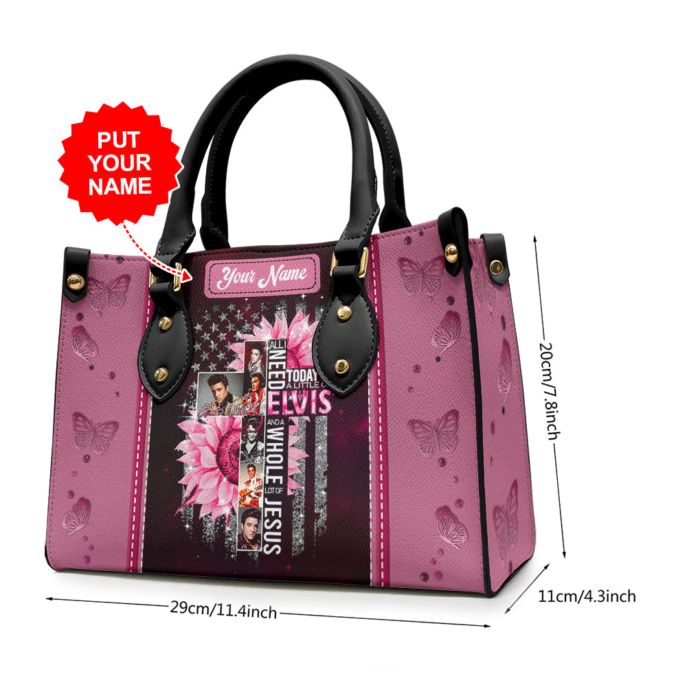 Personalized Elvis Presley Leather HandBag – MAITM 9814