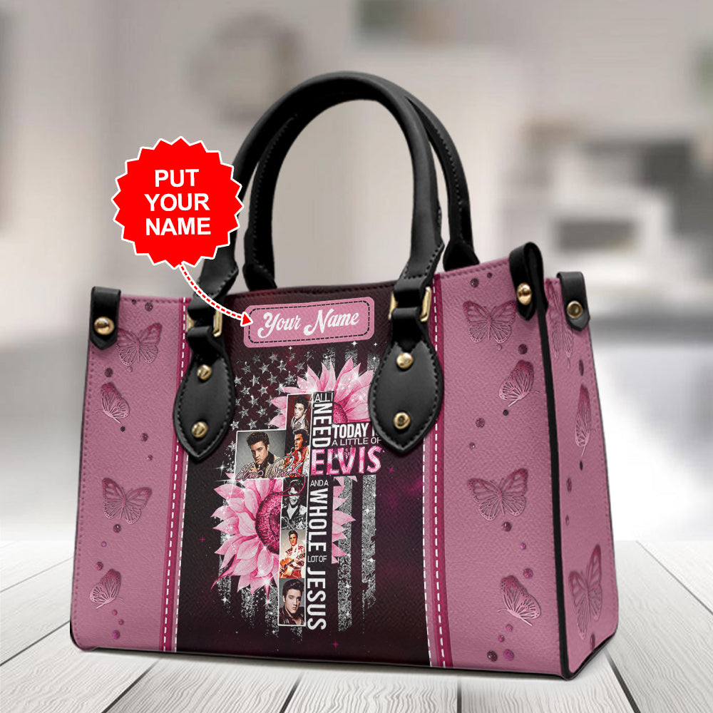 Personalized Elvis Presley Leather HandBag – MAITM 9814