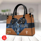 Personalized Elvis Presley Leather HandBag – HOATT 7090