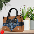 Personalized Elvis Presley Leather HandBag – HOATT 7090