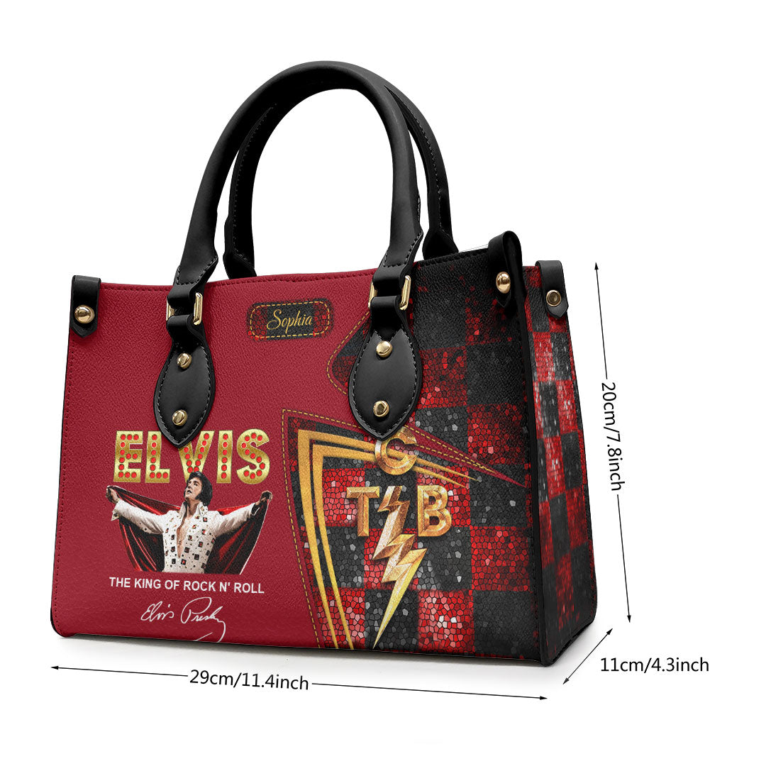 Personalized Elvis Presley Leather HandBag – HOATT 9021