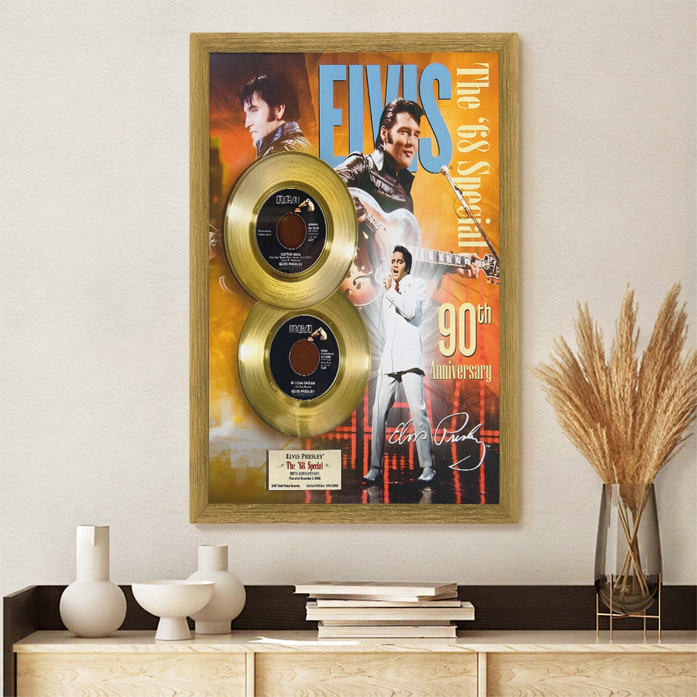 Elvis Presley Rectangle Canvas With Inner Frame – TMTHU4431
