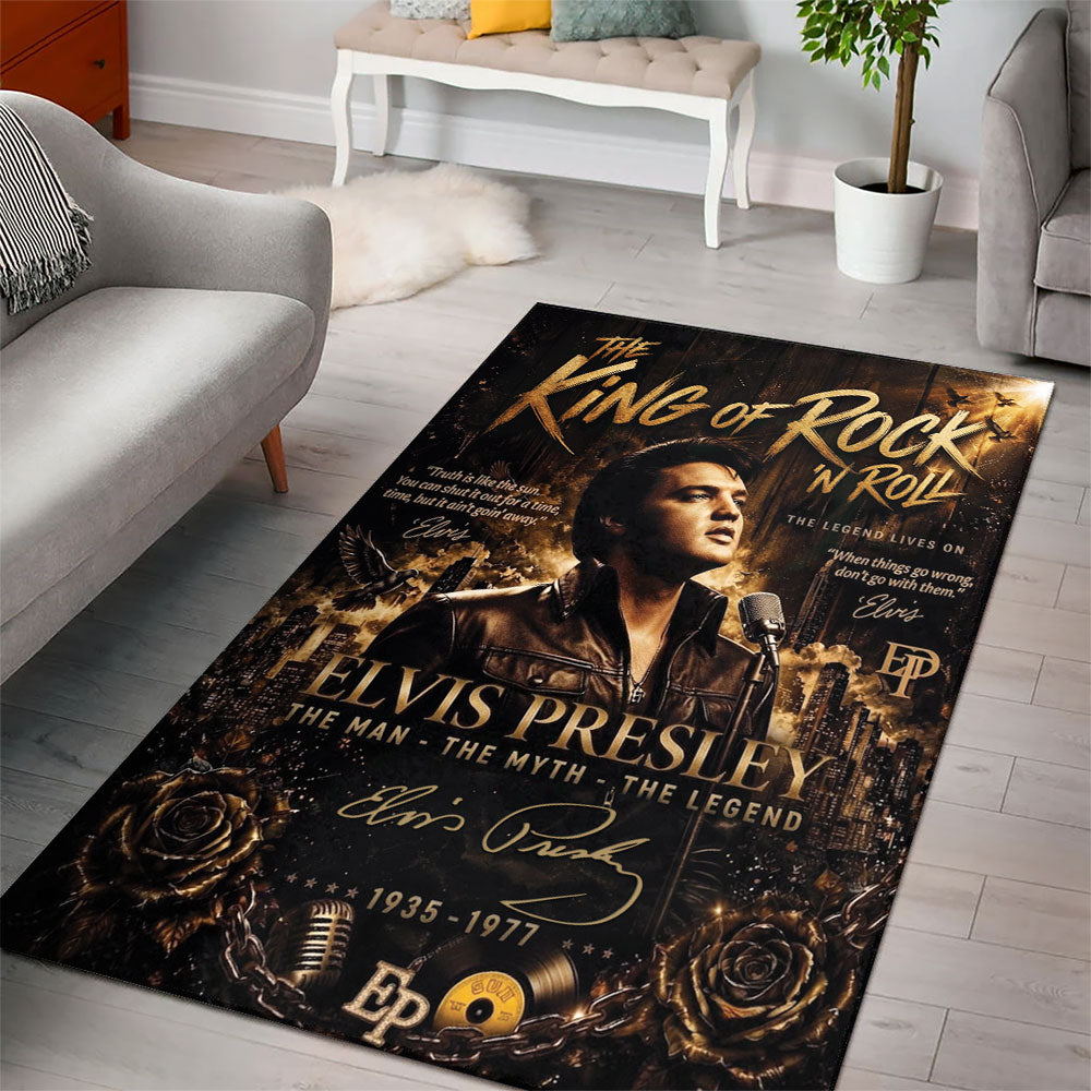 Elvis Presley Rectangular Rug – TMTHU7582
