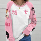 Elvis Presley Round Neck Raglan Sleeve Sweatshirt – TMTHU3551