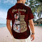 Elvis Presley Short Sleeve Button-Down Shirt – TMTHU7563