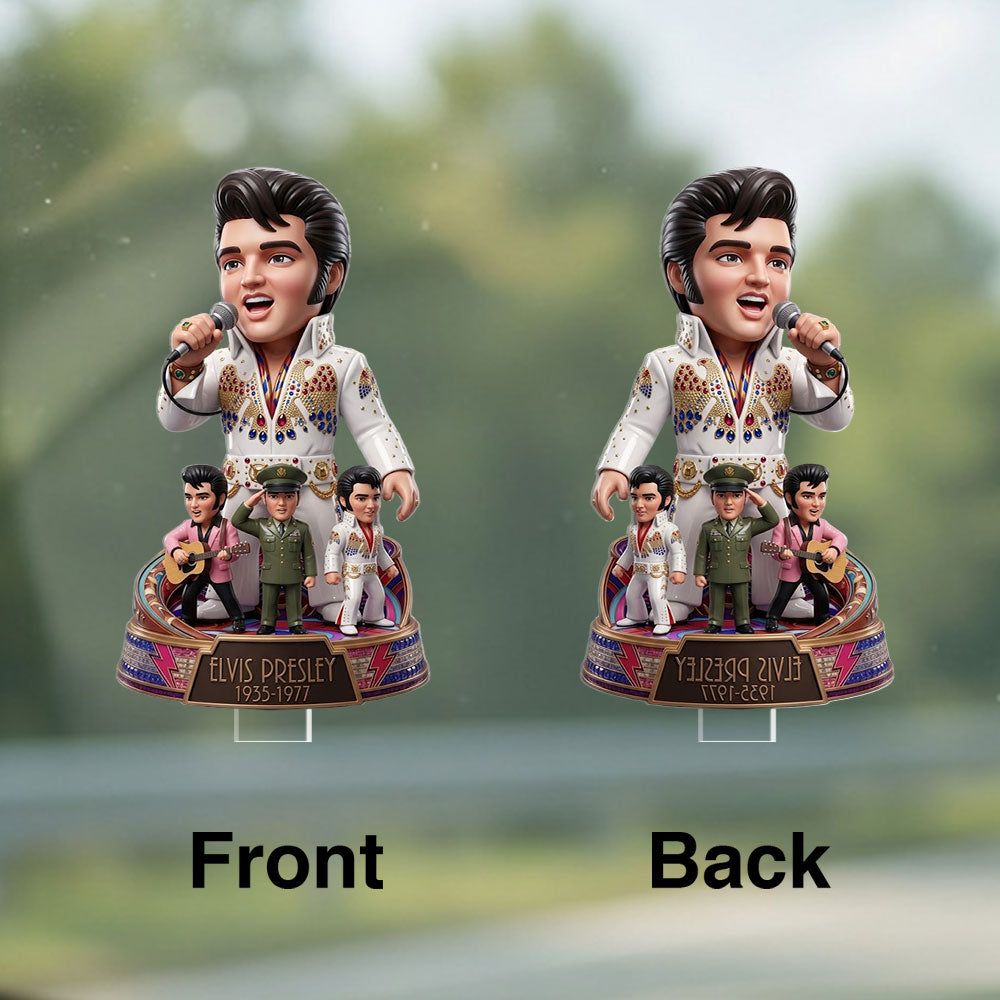 Elvis Presley Custom Shape Spring Acrylic Standee – TMTHU5996