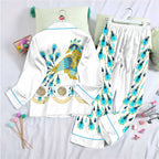 Elvis Presley Satin Pajama Set with Piping – HOATT20862