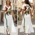 Elvis Presley Short Sleeve Maxi Dress – HOATT19480