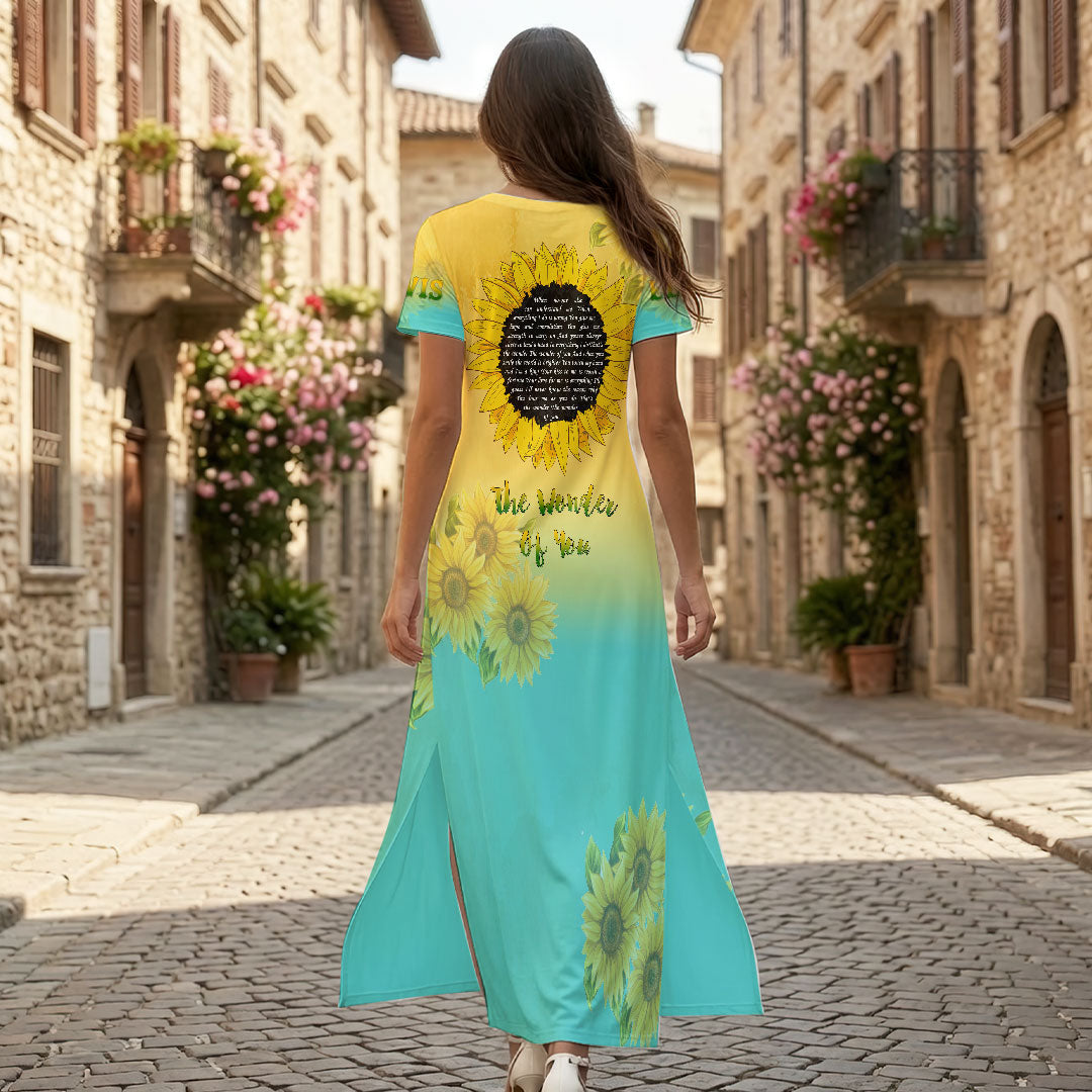 Elvis Presley Short Sleeve Maxi Dress – HOATT19546