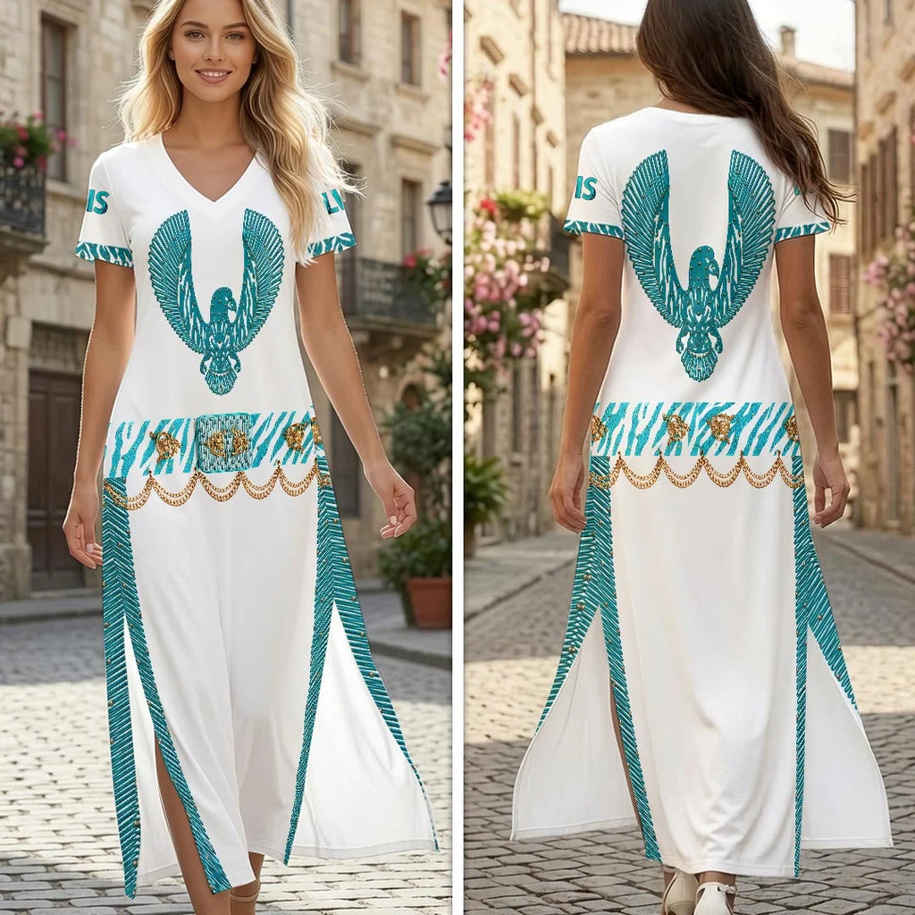 Elvis Presley Short Sleeve Maxi Dress – HOATT20892