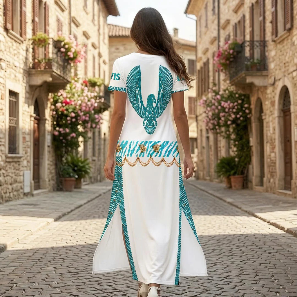 Elvis Presley Short Sleeve Maxi Dress – HOATT20892