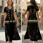 Elvis Presley Short Sleeve Maxi Dress – HOATT21321