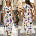Elvis Presley Short Sleeve Maxi Dress – HOATT21356
