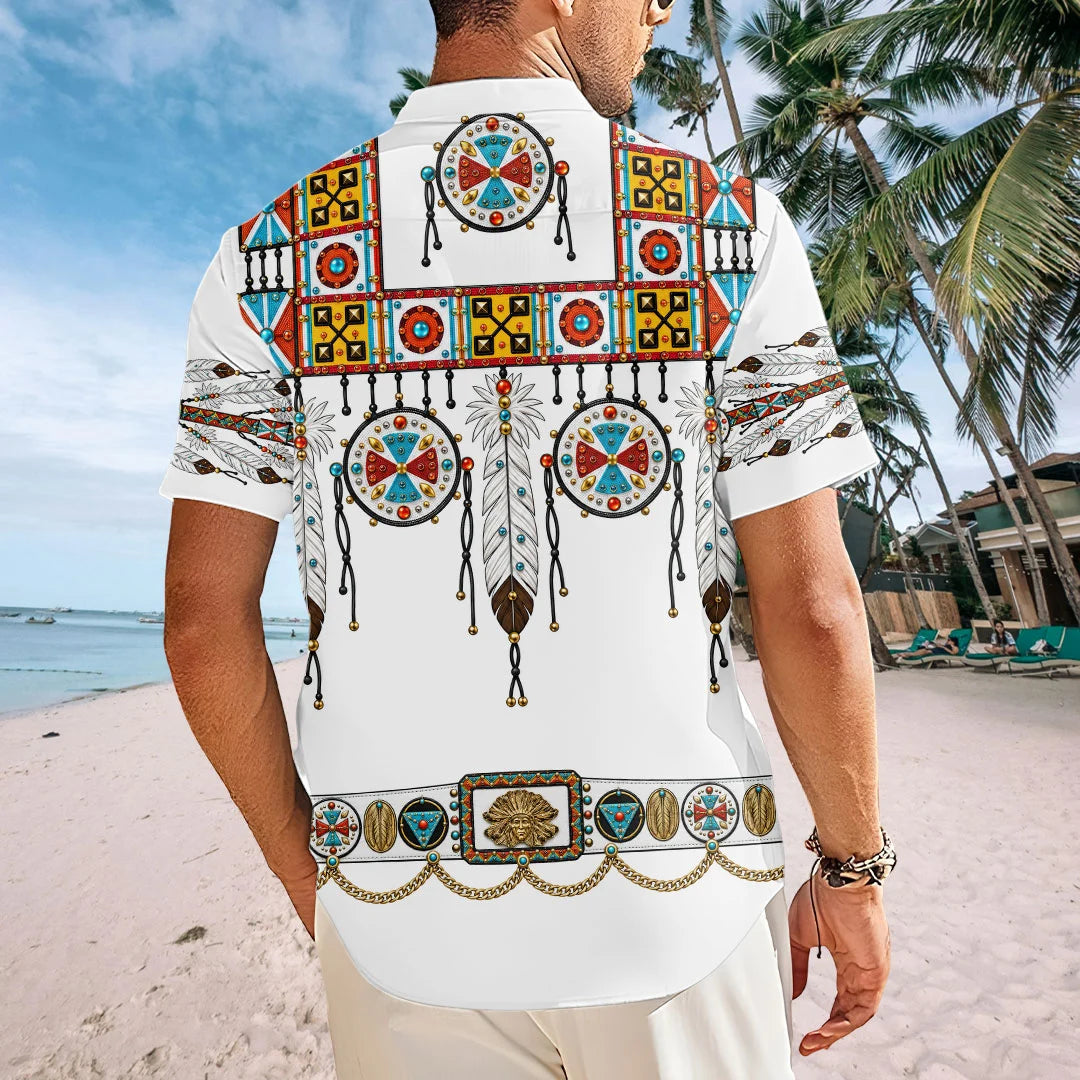 Elvis Presley Short Sleeve Button-Down Shirt – HOATT20909